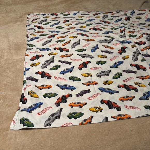Pottery Barn Car Print Twin Size Flat Top Sheet - Picture 1 of 7